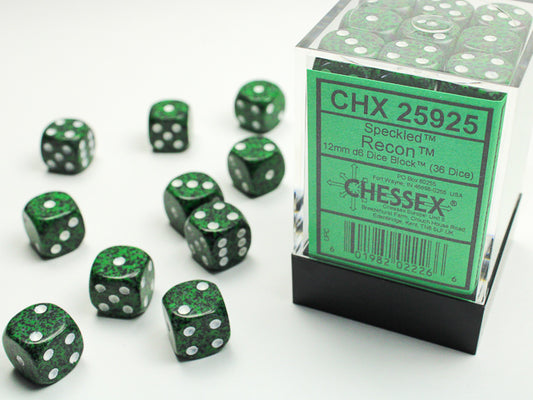 Chessex - 12mm D6 - Speckled: Recon