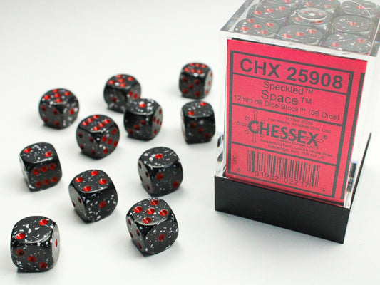 Chessex - 12mm D6 - Speckled: Space