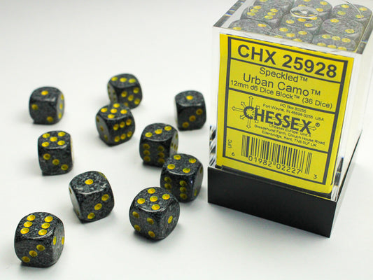 Chessex - 12mm D6 - Speckled: Urban Camo