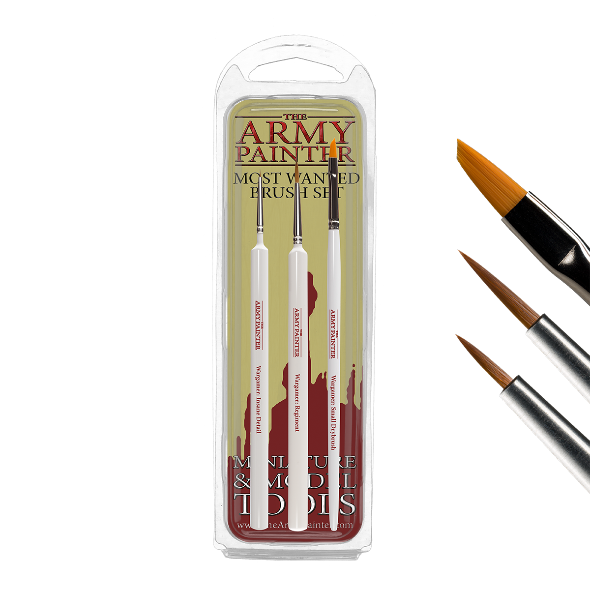 Army Painter - Tool Rack 04 - Most Wanted Brush Set TL5043