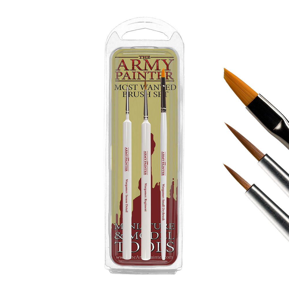 Army Painter - Tool Rack 04 - Most Wanted Brush Set TL5043