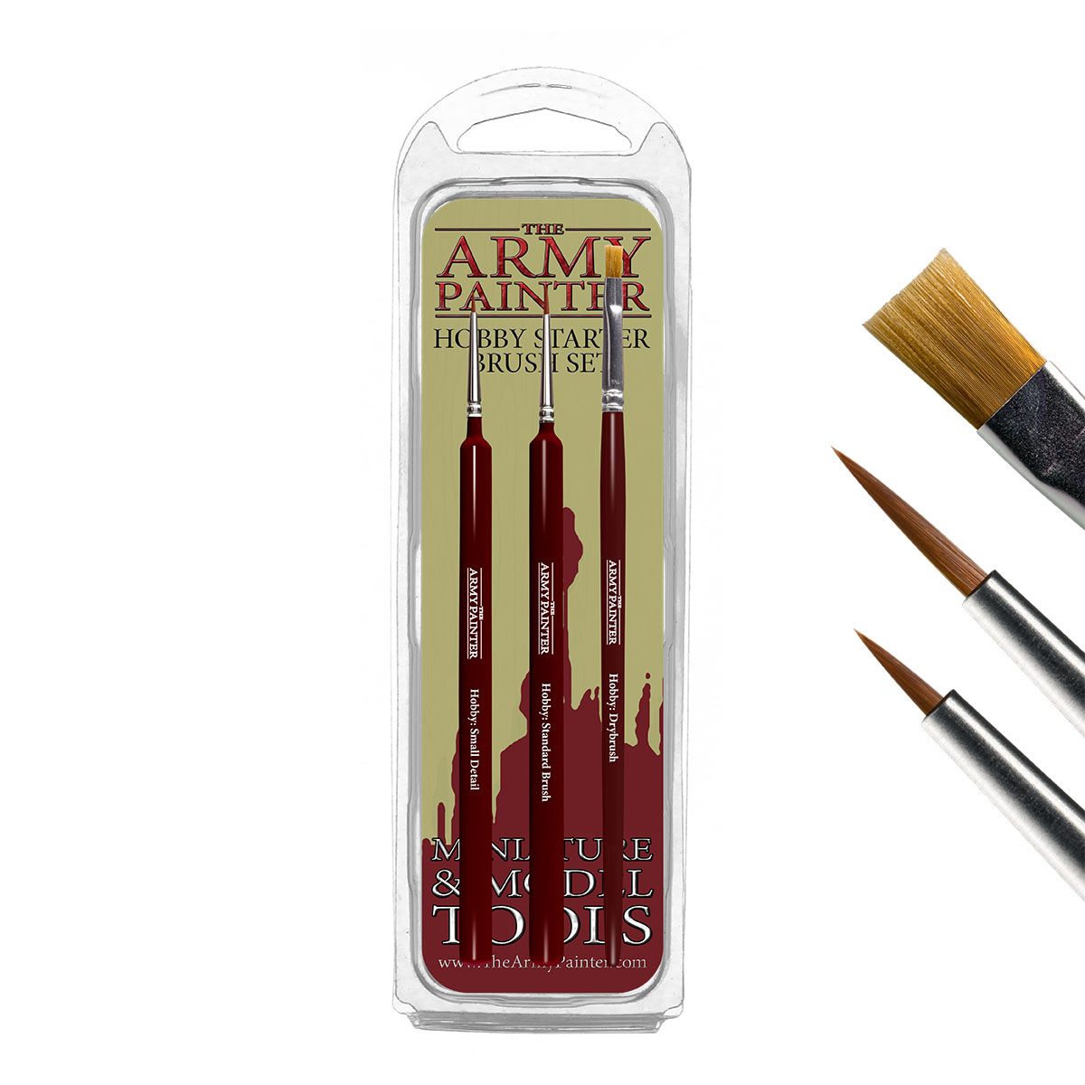 Army Painter - Tool Rack 03 - Hobby Starter Brush Set TL5044