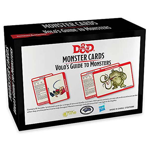D&D - Monster Cards - Volo’s Guide to Monsters
