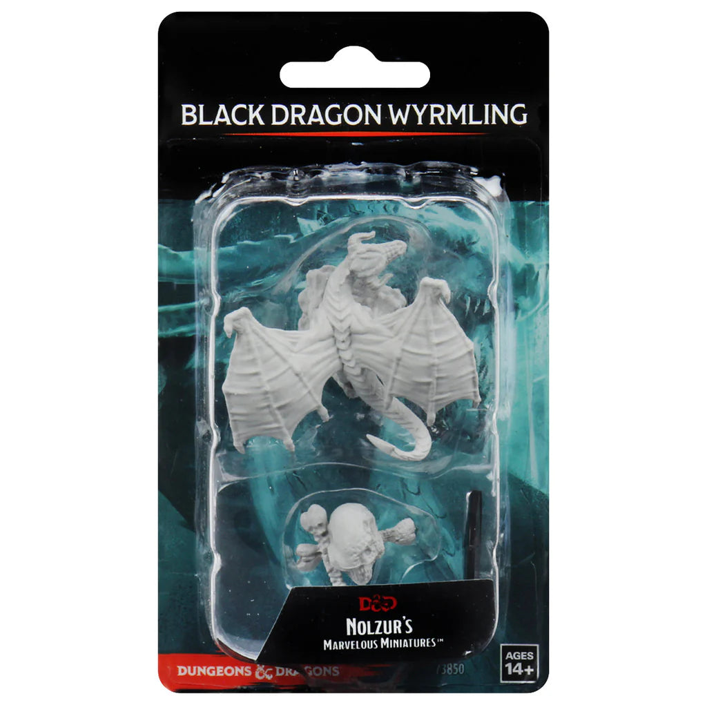 Wizkidz - Miniature - Black Dragon Wyrmling