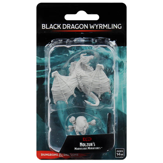 Wizkidz - Miniature - Black Dragon Wyrmling