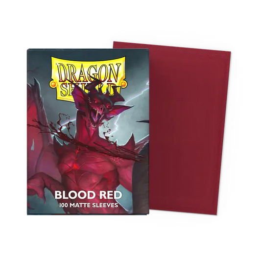 Dragon Shield - 100ct - Matte: Blood Red