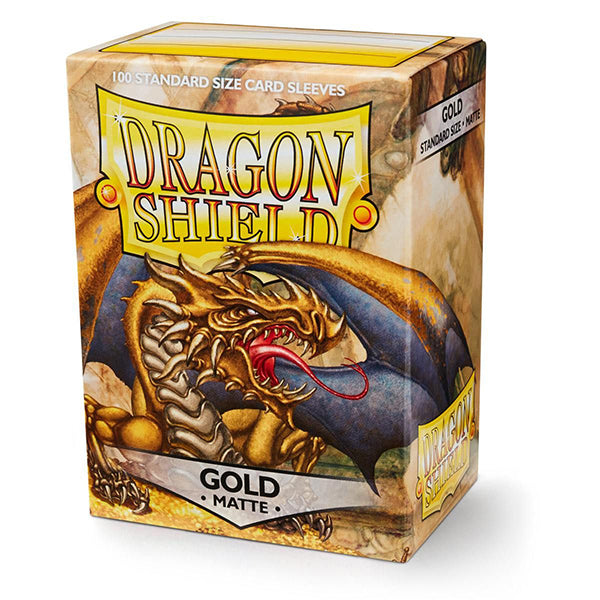 Dragon Shield - 100ct Matte - Gold