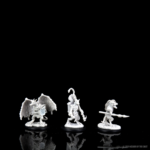 Wizkidz - Miniature - Kobold Inventor, Dragonshield, & Sorcerer