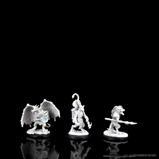 Wizkidz - Miniature - Kobold Inventor, Dragonshield, & Sorcerer
