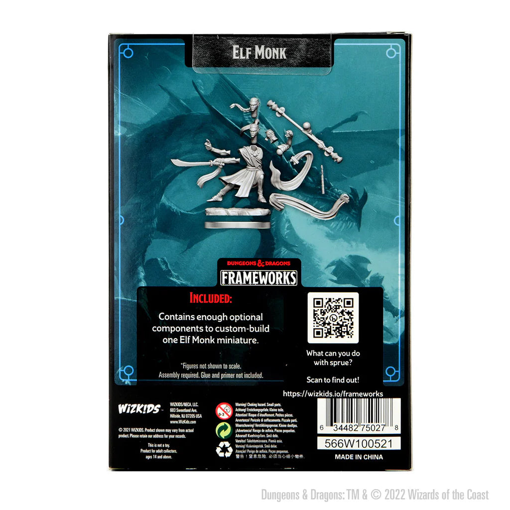 Wizkids - Frameworks - Elf Monk Male