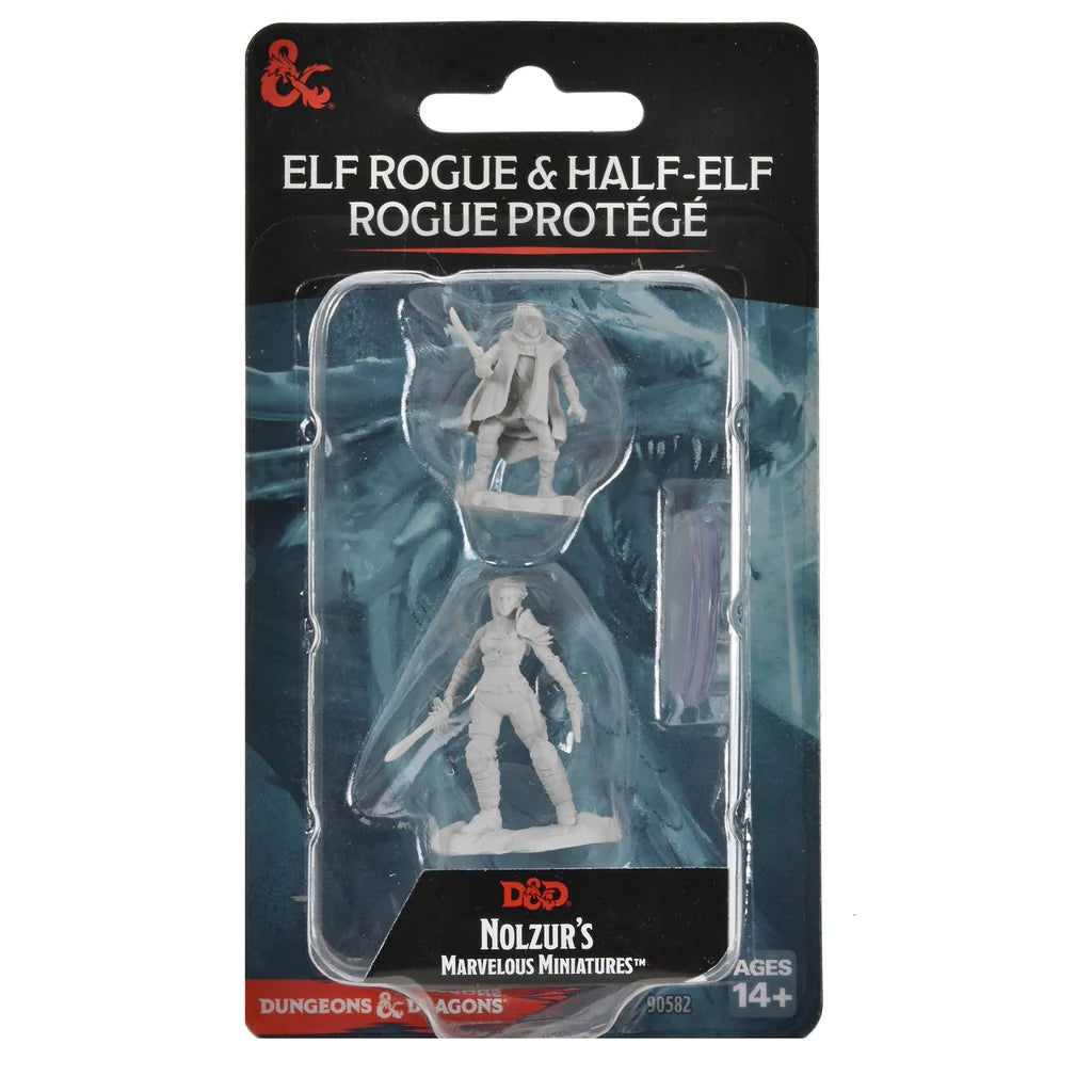 Wizkids - Miniature - Elf Rogue and Half-Elf Rogue Protege