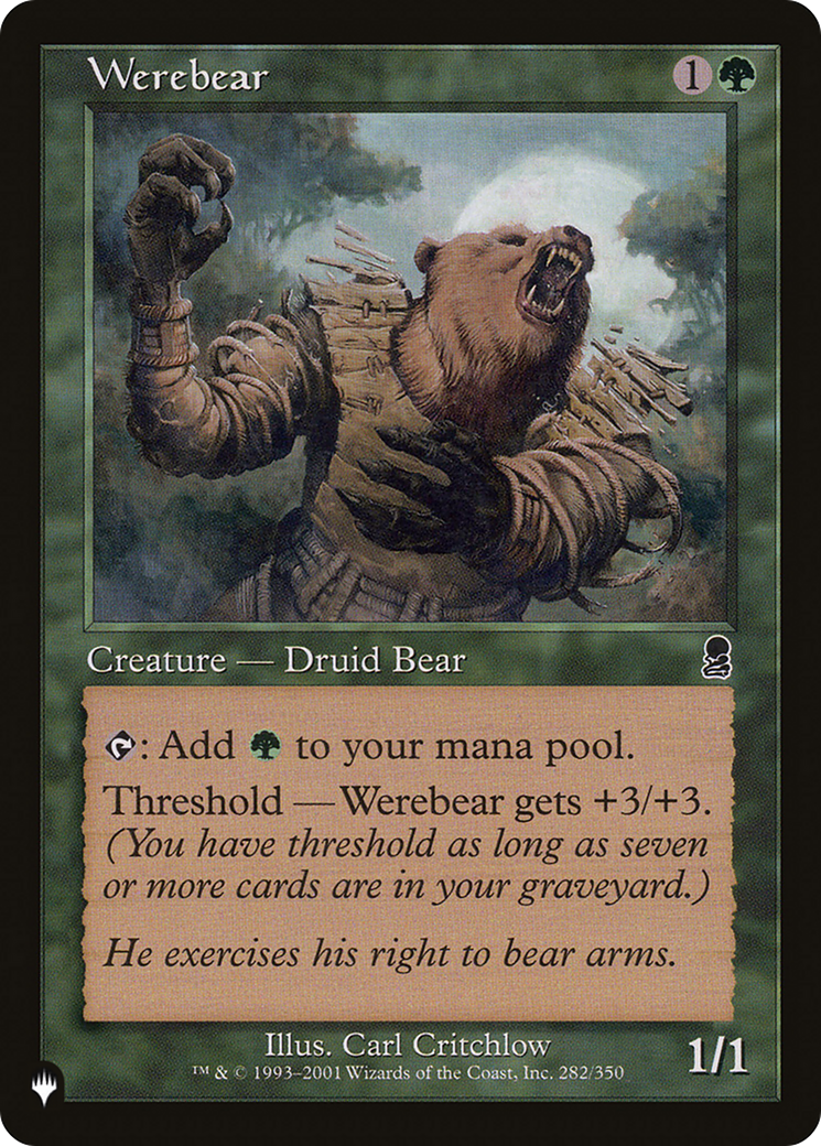 Werebear [The List]