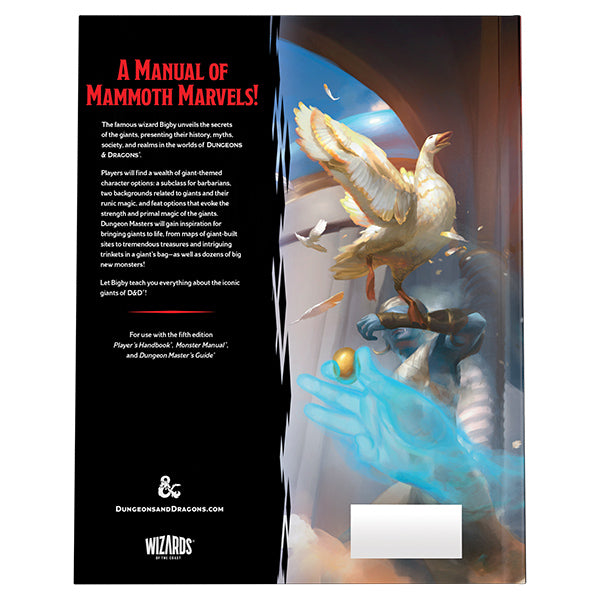 D&D - Bigby Presents - Glory of the Giants 5th Ed.