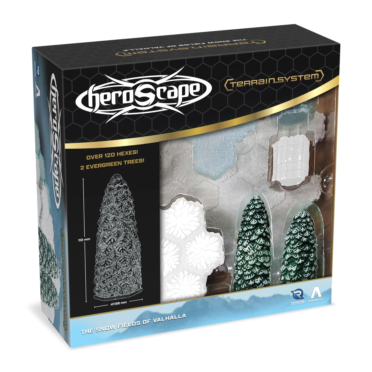 Heroscape - Terrain - The Snow Fields of Valhalla