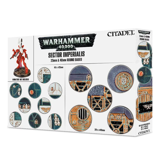 Warhammer 40K - Sector Imperialis - 25mm & 40mm Base