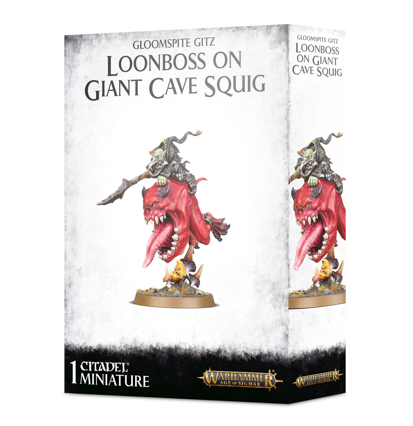 Warhammer  Age of Sigmar - Gloomspite Gitz - Loonboss on Giant Cave Squig