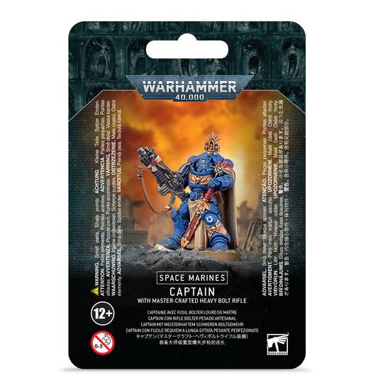 Warhammer 40K - Space Marines - Captain w/ Master-Crafted Bolt Rifle