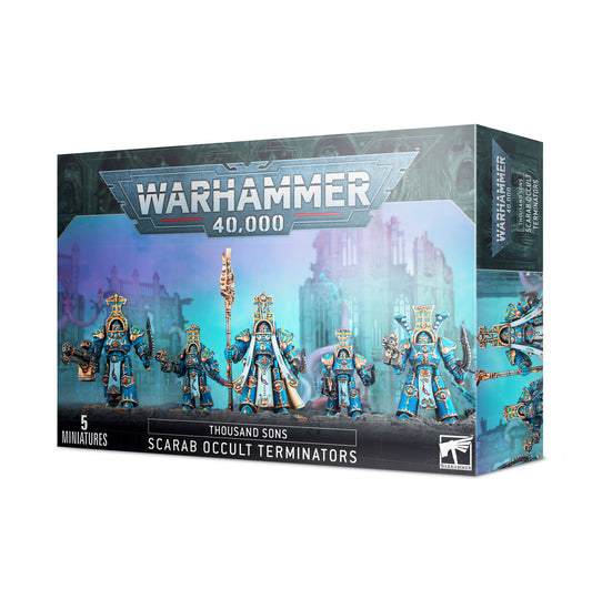 Warhammer 40K - Thousand Sons - Scarab Occult Terminators