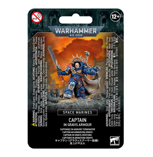 Warhammer 40K - Space Marines - Captain in Gravis Armor