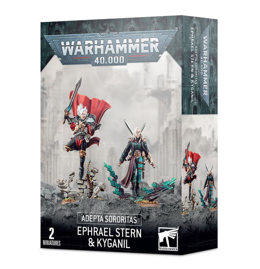 Warhammer 40K - Adepta Sororitas - Daemonifuge Ephrael Stern & Kyganil