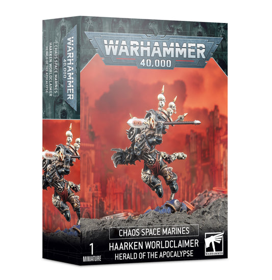 Warhammer 40K - Chaos Space Marines - Haarken Worldclaimer, Herald of the Apocalypse