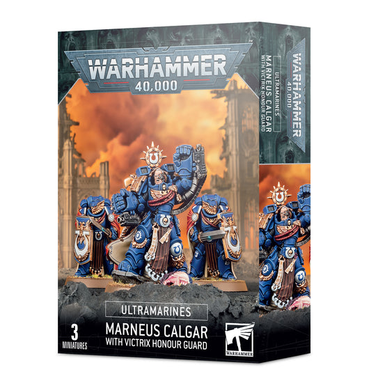 Warhammer 40K - Ultramarines - Marneus Calgar with Victrix Honour Guard