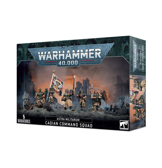 Warhammer 40K - Astra Militarum - Cadian Command Squad
