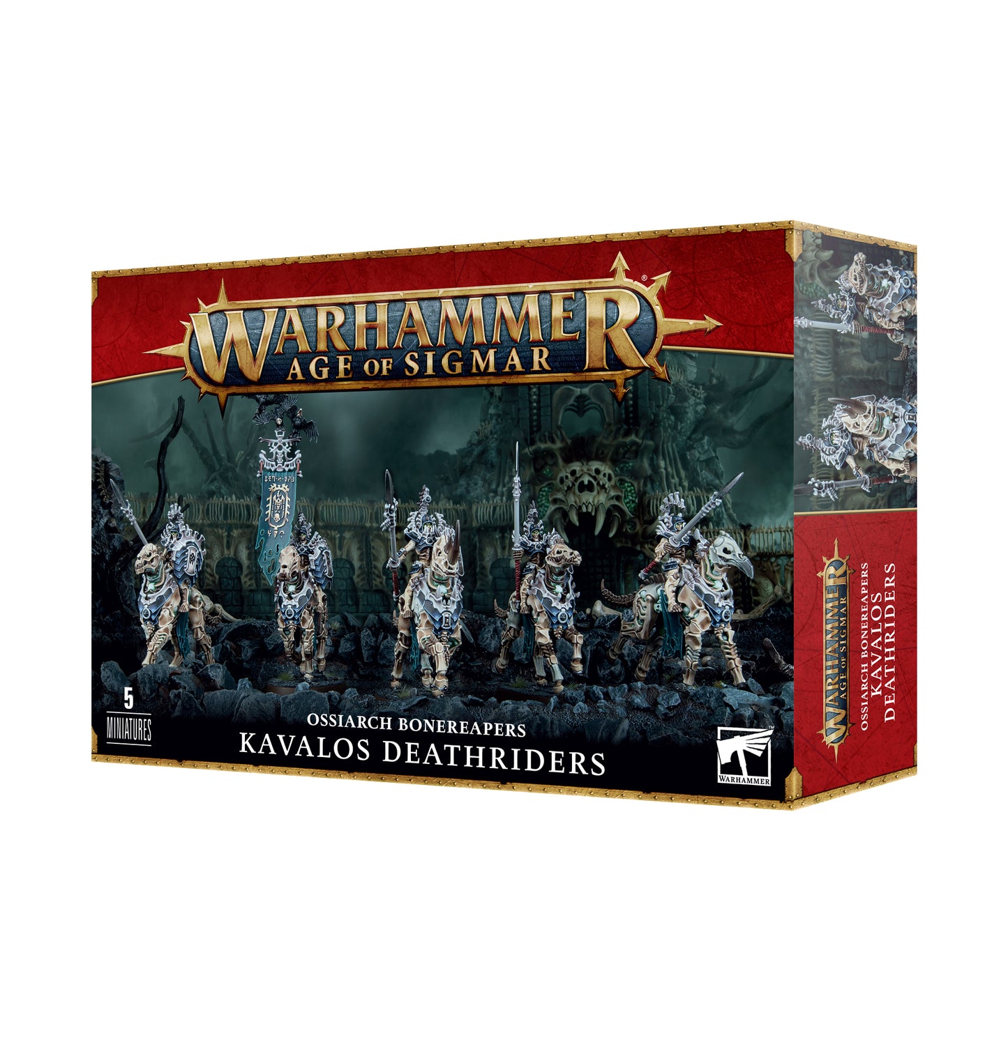 Warhammer Age of Sigmar - Ossiarch Bonereapers - Kavalos Deathriders