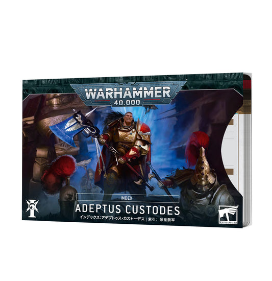 GW - Warhammer - Adeptus Custodes - Index Cards