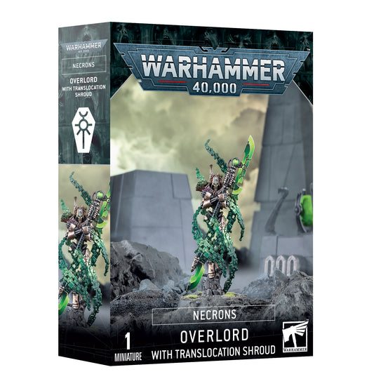 Warhammer 40K - Necrons - Overlord with Translocation Shroud