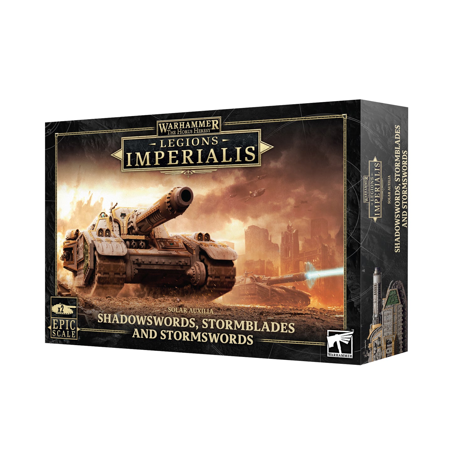 Legions Imperialis - Solar Auxilia - Shadowswords, stormblades and stormswords