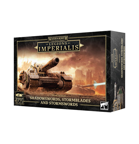 Legions Imperialis - Solar Auxilia - Shadowswords, stormblades and stormswords
