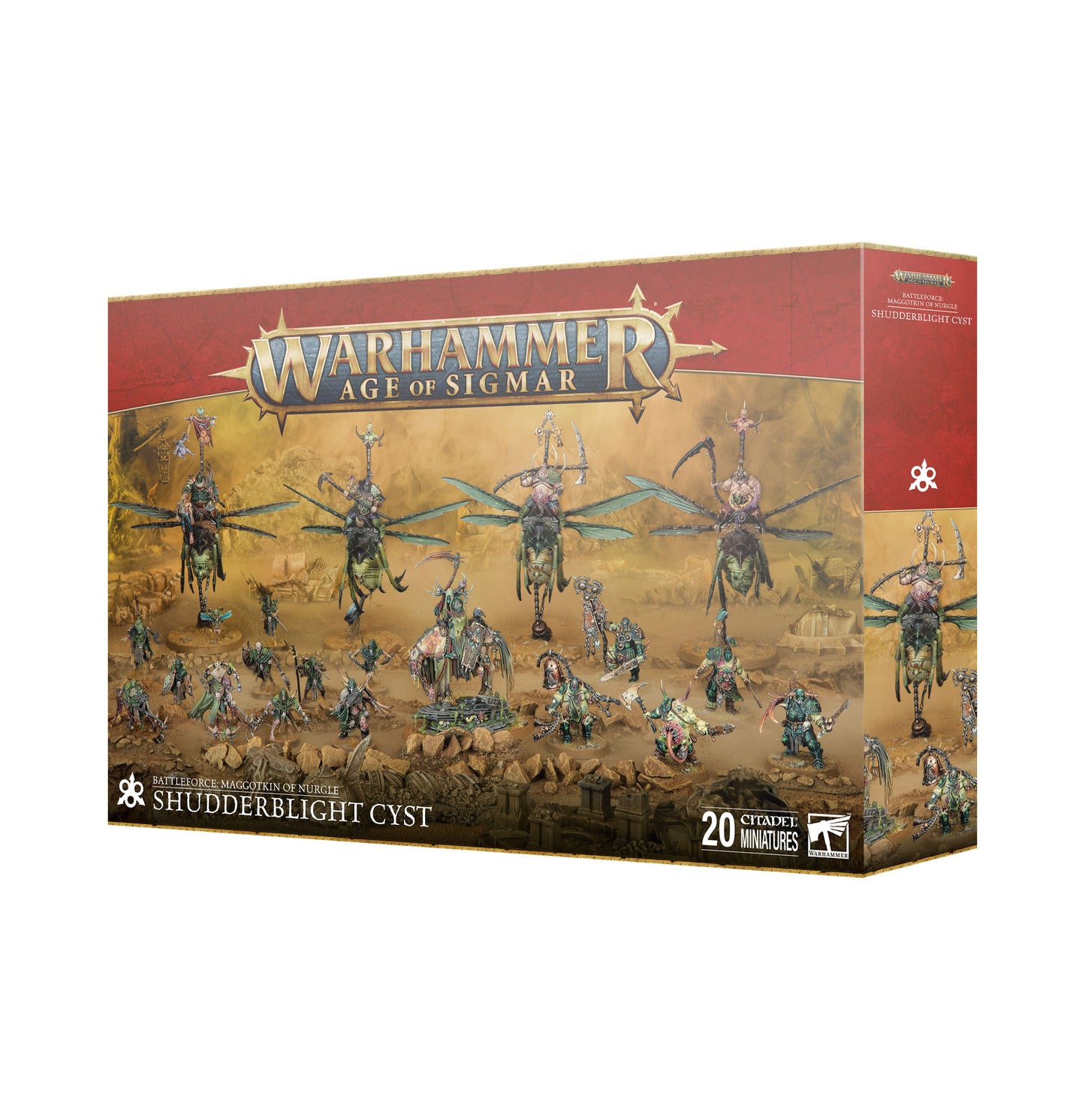 Warhammer Age of Sigmar - Maggotkin of Nurgle - Shudderblight Cyst Battleforce (2024)