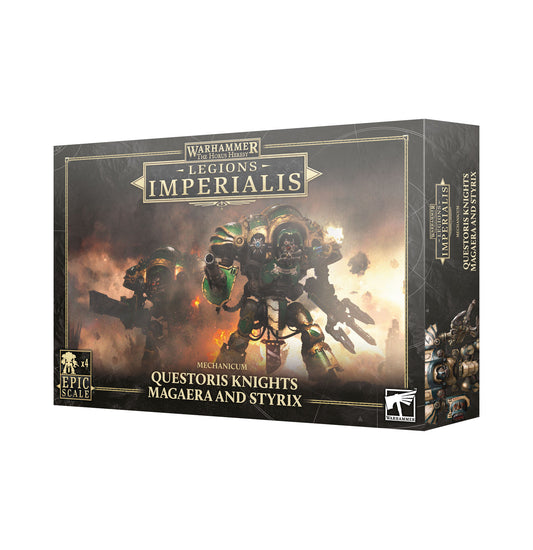Warhammer Legions Imperialis - Mechanicum - Questoris Knights Magaera And Styrix