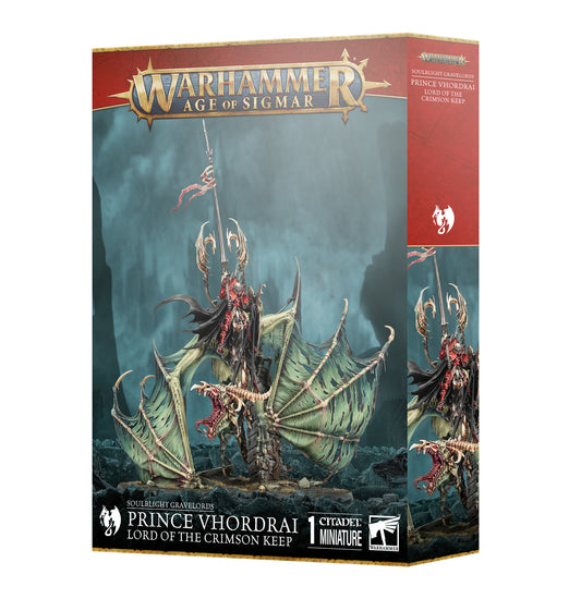 Warhammer Age of Sigmar - Soulblight Gravelords - Prince Vhordrai Lord of the Crimson Keep
