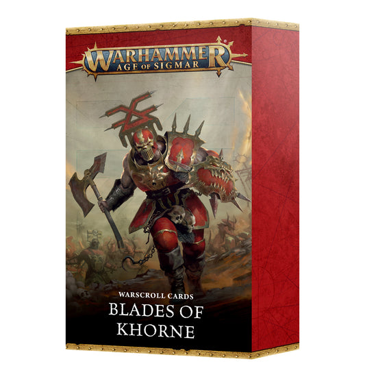 Warhammer Age of Sigmar - Blades of Khorne - Warscroll Cards