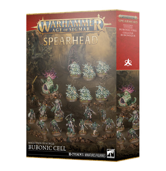 Warhammer Age of Sigmar - Maggotkin of Nurgle - Bubonic Cell Spearhead