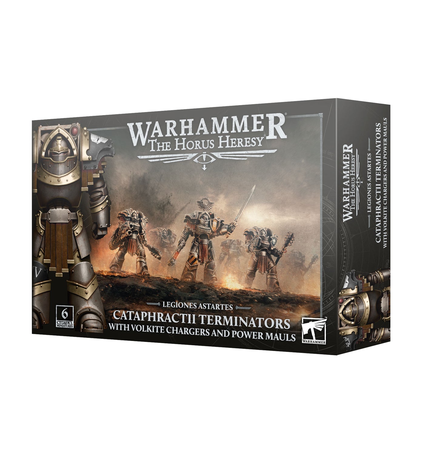 Warhammer Horus Heresy - Legiones Astartes - Cataphractii Terminators with Volkite Chargers and Power Mauls
