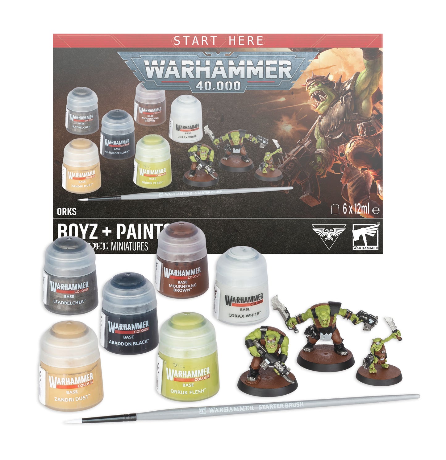 Warhammer 40k - Orks - Boys + Paints