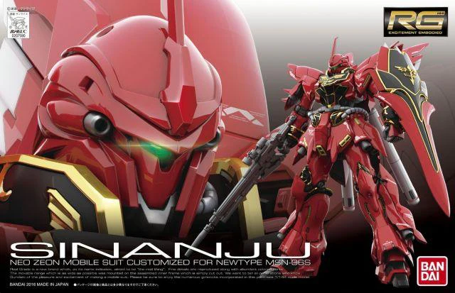 Gundam Model Kit: RG Gundam UC- #22 Sinanju RG