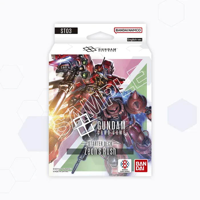 Gundam Card Game - Starter Deck - Zeon's Rush