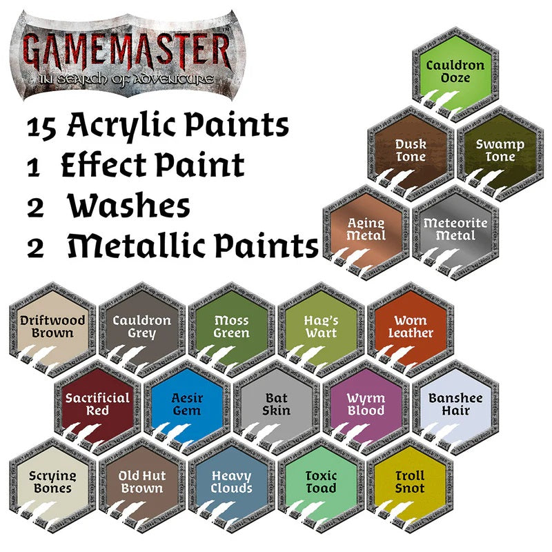 Game Master - Wilderness Adventures Role-Playing Paint Set (GM1007)