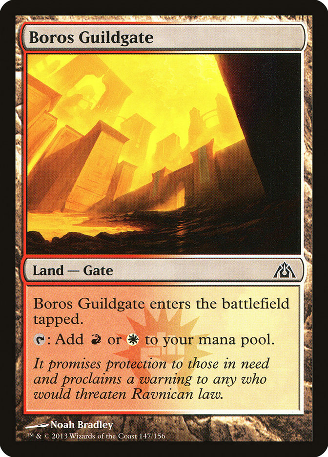 Boros Guildgate [Dragon's Maze]