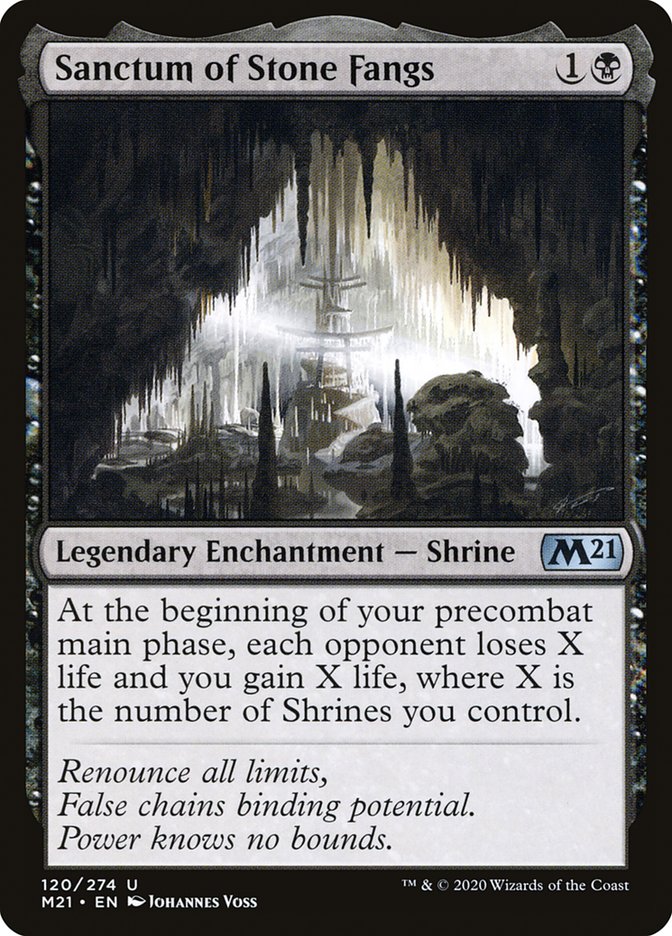 Sanctum of Stone Fangs [Core Set 2021]