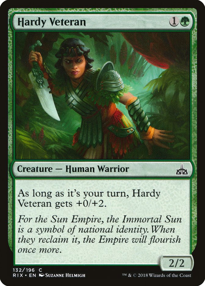 Hardy Veteran [Rivals of Ixalan]