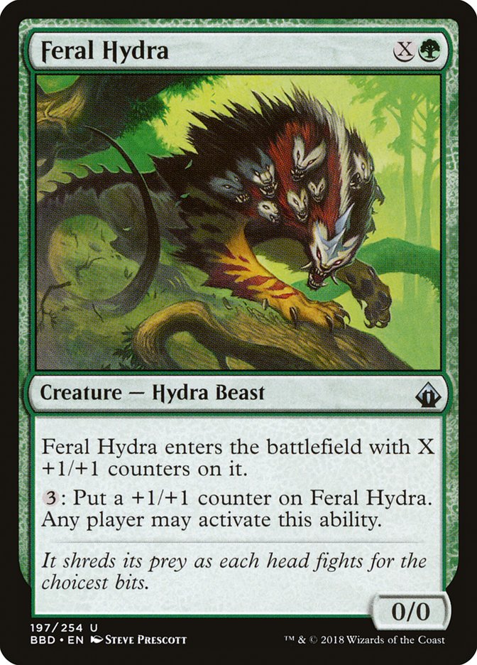 Feral Hydra [Battlebond]