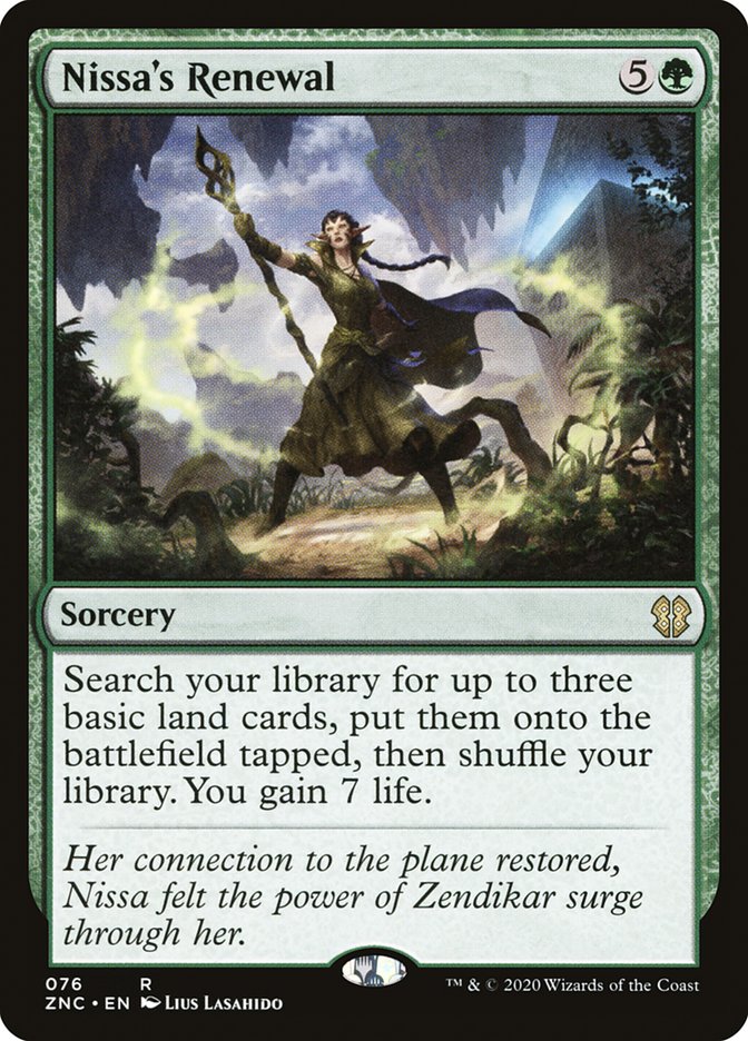 Nissa's Renewal [Zendikar Rising Commander]