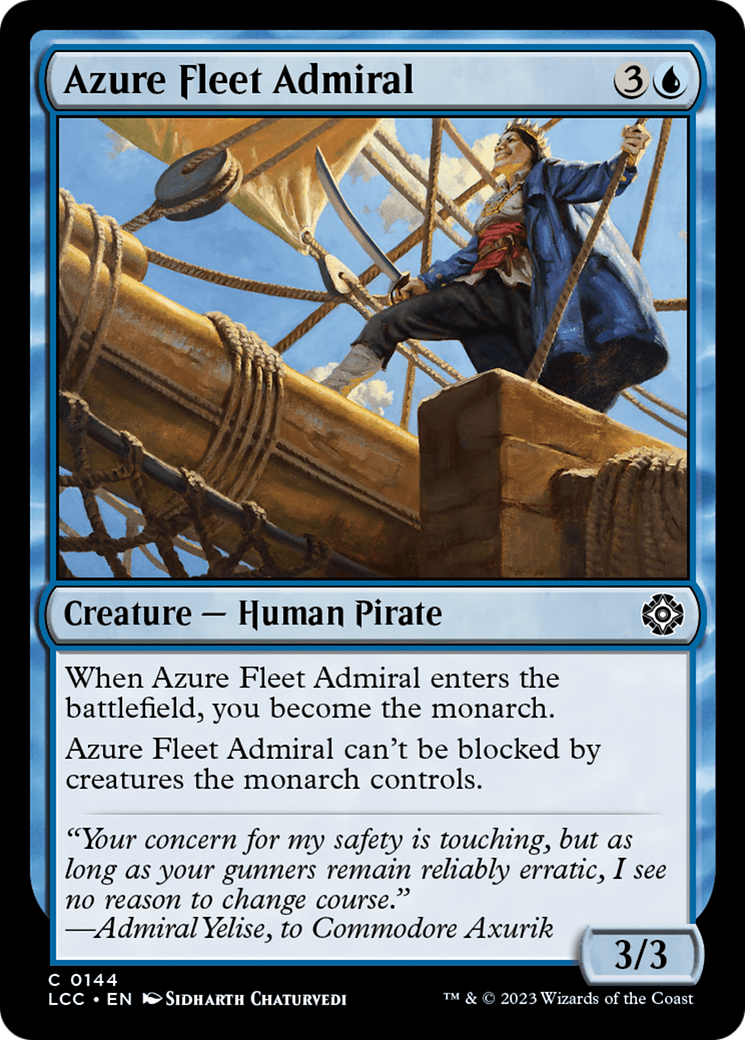 Azure Fleet Admiral [The Lost Caverns of Ixalan Commander]