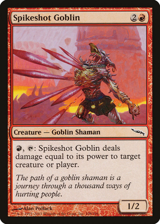 Spikeshot Goblin [Mirrodin]