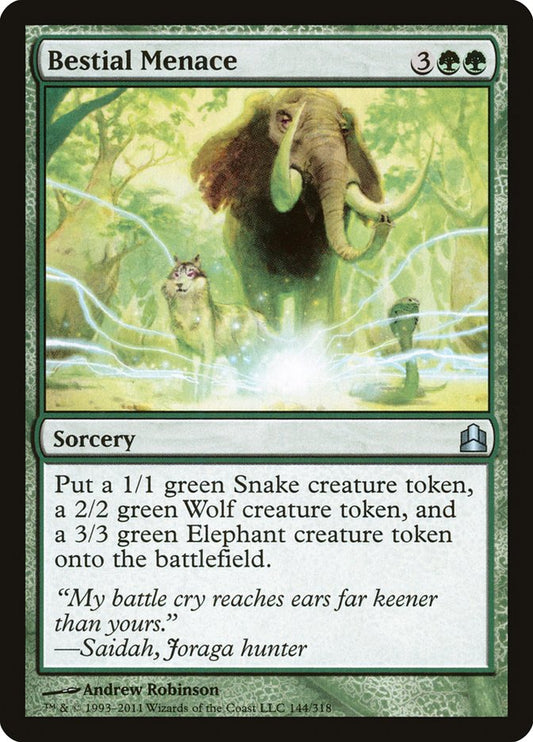 Bestial Menace [Commander 2011]